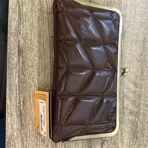 NWT Patricia Nash Clutch in Burgundy